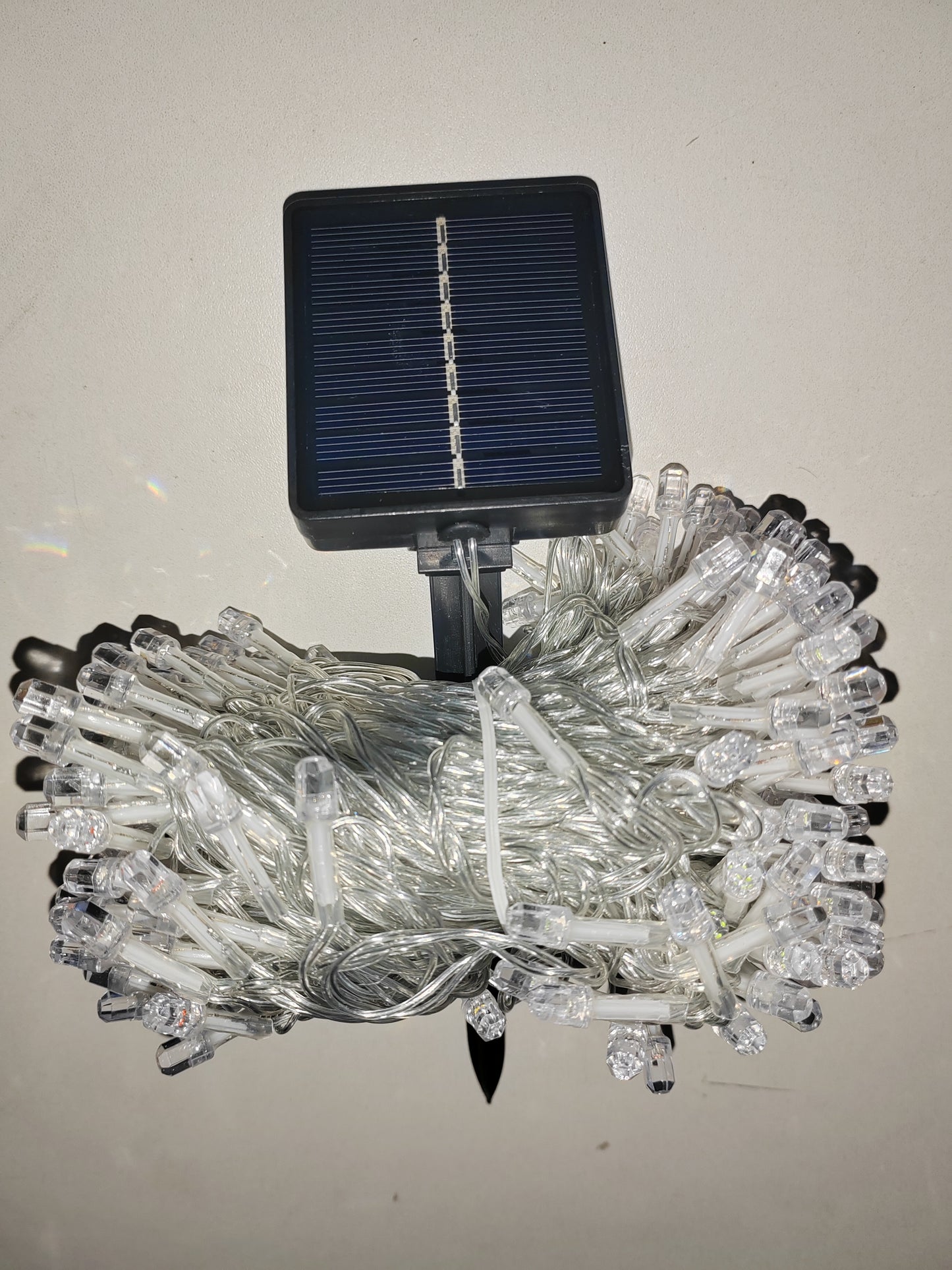 🌟Luz navideña solar de 25 metros en multicolor - Fotos reales