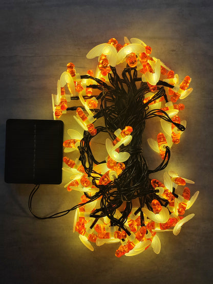 🌟Abejita navideña con panel - Fotos reales