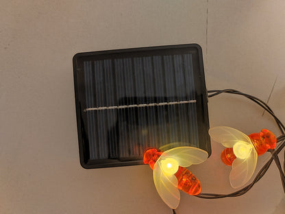 🌟Abejita navideña con panel - Fotos reales