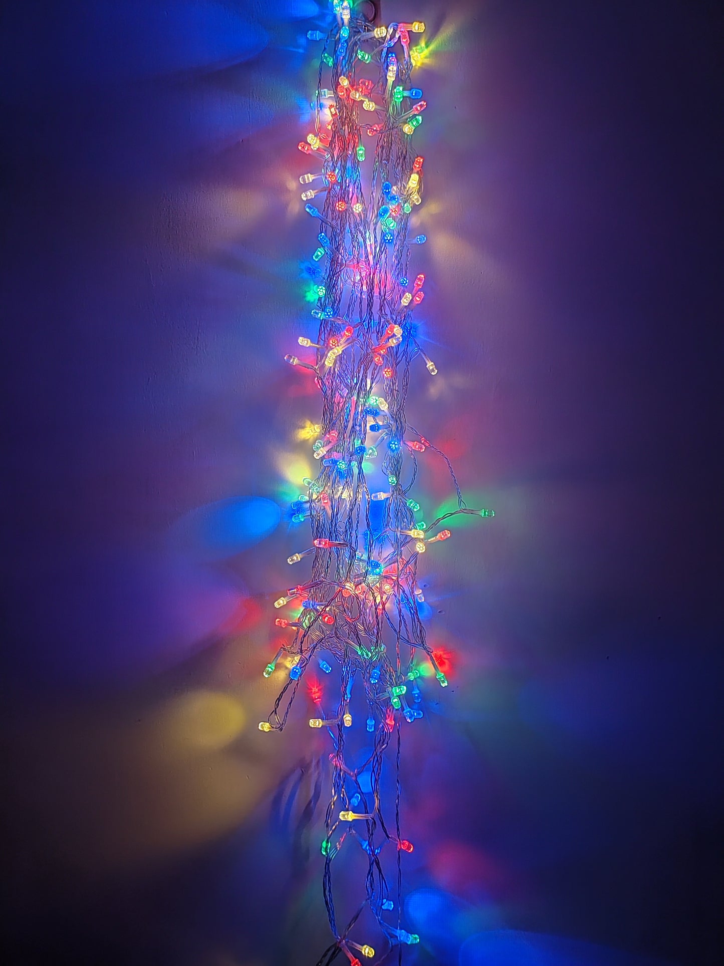 🌟Luz navideña solar de 25 metros en multicolor - Fotos reales